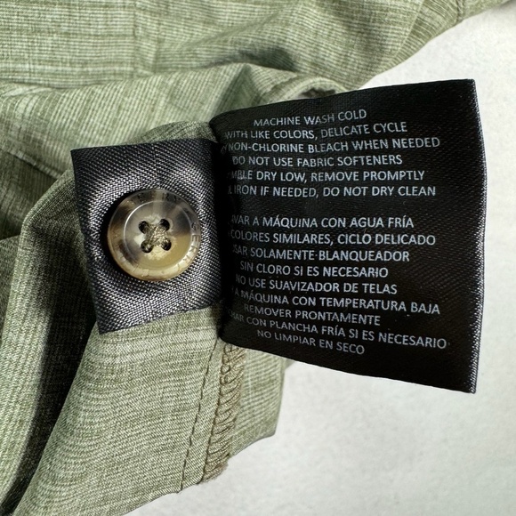 Gerry Shortsleeve Button Down Up Shirt Mens Size XL Green Collared - Picture 5 of 8